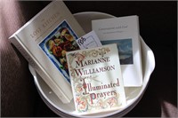 3 Books & Large Ceramic Bowl