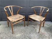 Pr Wegner Wishbone Chairs MCM Authentic Vintage -