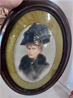 Victorian Convex Portrait