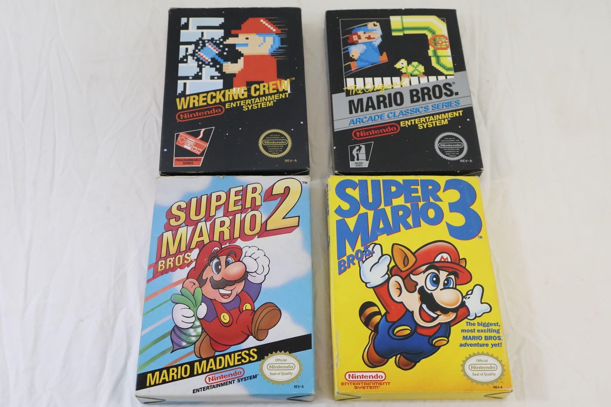 Nintendo RARE 1st Ed "Left Bros" Mario 3 & More
