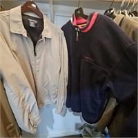 Mens XL Tommy Hilfiger Pull-Over & Nautica Jacket