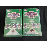 Two 1990 Upper Deck Baseball Sealed Boxes