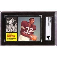 1962 Topps Jimmy Brown Sgc 5