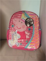 NEW Peppa Pig Child's Backpack w/ Flip Magic