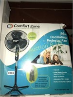 COMFORT ZONE 16” OSCILATING FAN