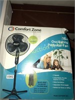 COMFORT ZONE 16” OSCILATING FAN