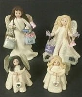 4 Kneeded Angels By Pavilion Gifts