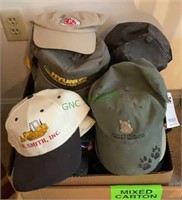 Box lot of ball/golf caps - approximately 30
