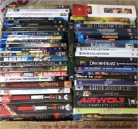 Movie DVD lot - 45 movie DVDs - Airwolf, Criminal