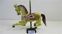 Vintage Hand Painted Wooden Carousel Horse