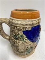 Vintage Ceramic Beer Stein made in Japan K