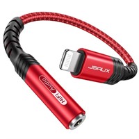 JSAUX iPhone Headphone Adapter, Lightning to 3.5mm