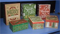 Five Sets Nesting Gift Boxes-30 Boxes Total