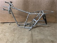 Velocette MAC 350 rigid frame modified to swing