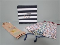 "Be Brave and Make Waves" Box and Bags
