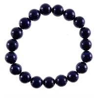 Genuine Lapis Lazuli Bead Bracelet
