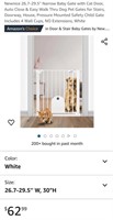 Newnice 26.7-29.5'' Narrow Baby Gate with Cat