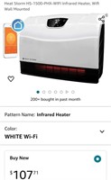 Heat Storm HS-1500-PHX-WIFI Infrared Heater, Wifi