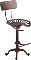 DIWHY Tractor Saddle Bar Stool Copper
