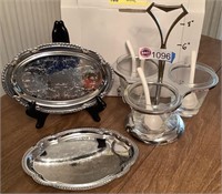 TRAY & HOLDER, CONDIMENT SERVER, PLATE