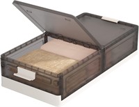 HAIXIN 65.6Qt Under Bed Storage with Wheels - Unde