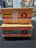 3-14ct post it 90-note sticky notes (display