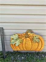 Metal pumpkin decoration