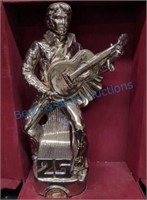 Elvis silver anniversary decanter and music box