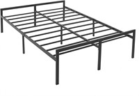 Mofesun Metal Bed Frame Full - Black  14 Inch