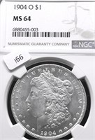 1904 O NGC MS64 MORGAN DOLLAR