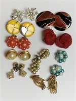 Selection of Vintage Clip/Screw On Earrings
