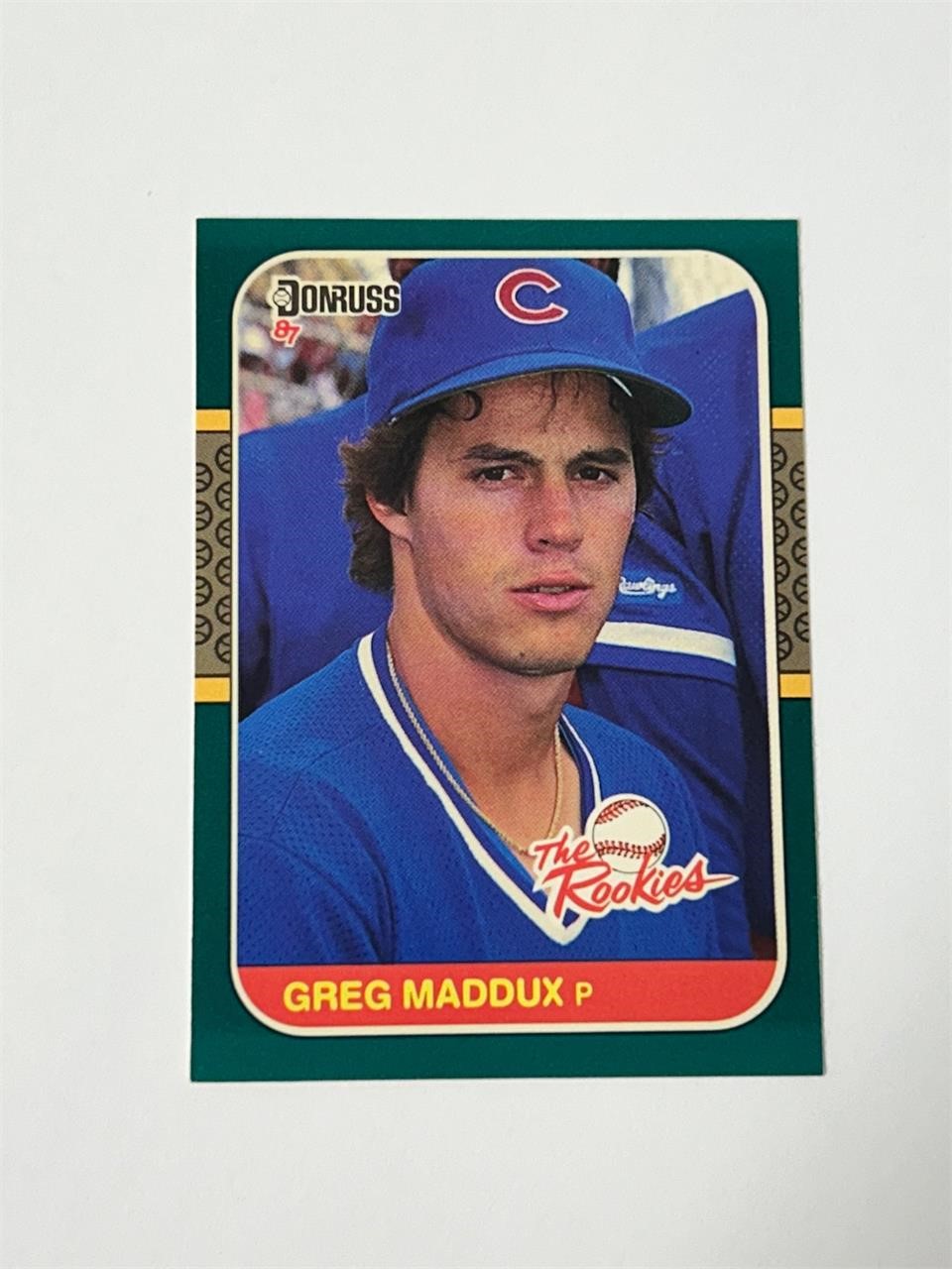 1987 Donruss Greg Maddux “The Rookies” RC