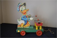 Donald Duck Wood Pull Xylophone