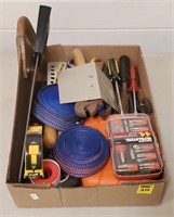 Laser Level, Screw Drivers, Saws, Tools