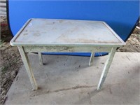 Vintage Metal top Table