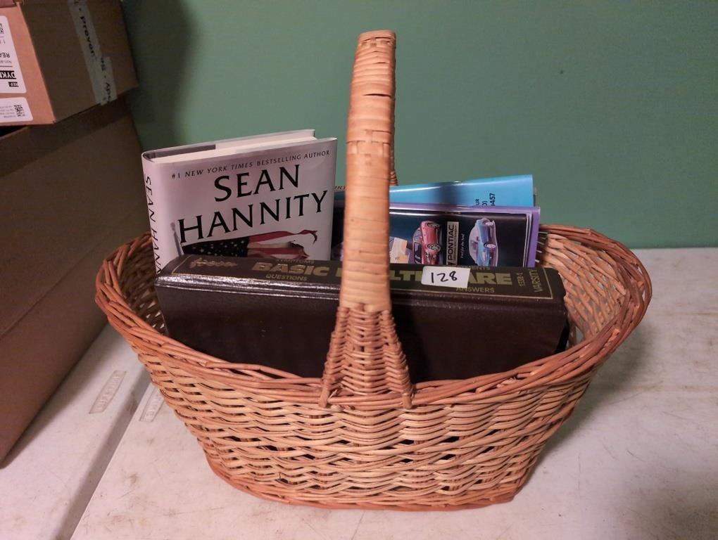 Basket of books