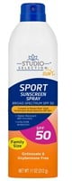 Studio Selection Sport Sunscreen Spray SPF50 11oz