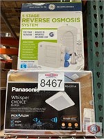 2 pcs mix items; GE reverse osmosis system,