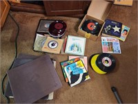 Vinyl Record lot, 45 & LP