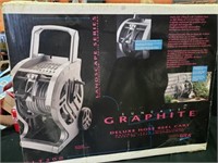 Graphite deluxe hose reel cart/needs assembled