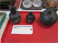 2 Signed Pieces of Oaxaca Pottery +++