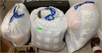 3pc BAGS OF LINENS