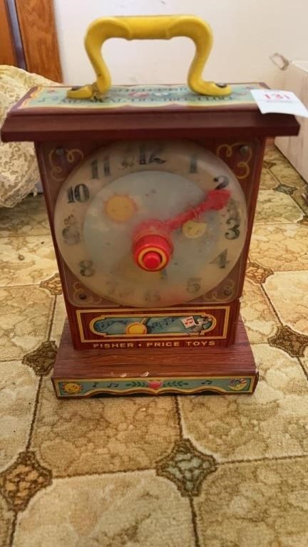 Vintage Fisher Price Musical Tick-Tock Clock