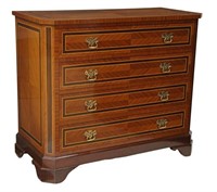 CHIPPENDALE STYLE MAHOGANY CHEST OF DRAWERS