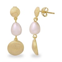 Sterling Silver Fresh Water Pearl Earrings