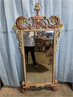 Ornate Wooden Wall Mirror