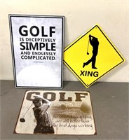 Golf signage