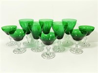 Bright Green Glassware