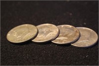 Lot of 4 Kennedy Silver Half Dollars