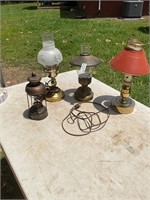 Lot Vintage lamps